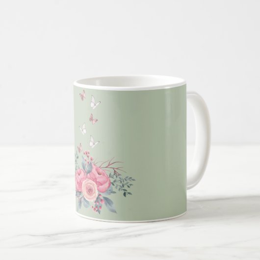 Sage Café Mug (Devant droit)