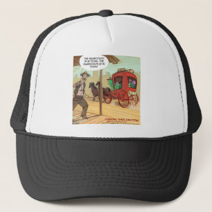 Sage Coach is in de stad Grappig Trucker Pet