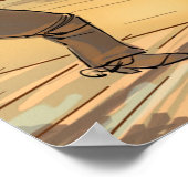 Sage Coach ligt in het Poster van het eigen vermog (Hoek)