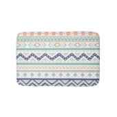 Sage & Coral Native American Pattern Badmat (Voorkant)