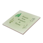 Sage de Parsley Rosemary Thyme Herbe Carreaux en c (Côté)