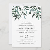 Sage de récolte | Faire-part de mariage aquarelle (Devant)