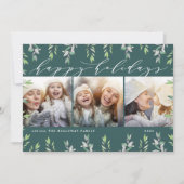 Sage d'hiver | Carte de collage photo de vacances (Devant)