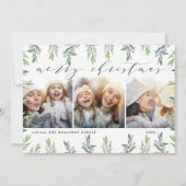 Sage d'hiver | Carte de collage photo de vacances (Devant)