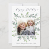 Sage d'hiver | Carte photo de vacances (Devant)