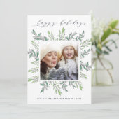 Sage d'hiver | Carte photo de vacances (Debout devant)