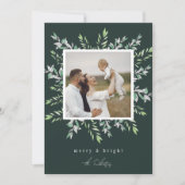 Sage d'hiver | Joyeux Carte photo de Noël (Devant)