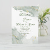 Sage EENVOUDIG SYLISH-repetitie Invitities in het Kaart (Staand voorkant)