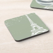 Sage Eiffel Tower Cork Onderzetters (Linkerzijde)