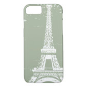 Sage Eiffel Tower iPhone 7 Coque (Dos)