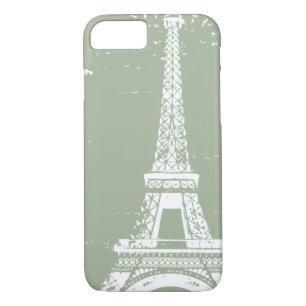 Sage Eiffel Tower iPhone 7 Coque