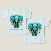 Sage en éléphant (Design Recto & Verso)
