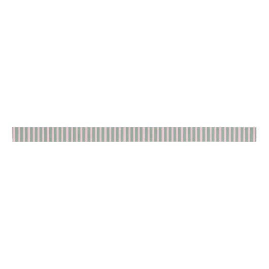 Sage en roze ombre Thin Stripe Grosgrain Ribbon Grosgrain Lint (Voorkant)