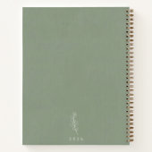 Sage Eucalyptus Minimalist Daily Wellness Journal (Dos)