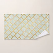 SAGE EUCALYPTUS PATROON BATHROOM TOWEL SET BAD HANDDOEK (Handdoek)