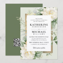 Sage Eucalyptus Roos Ivoor & Gouden Lijst Trouwdag