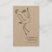 Sage-femme, Storch, carte de visite tout simplemen (Devant)