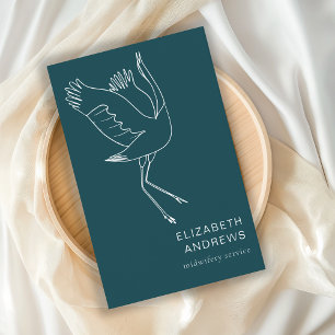 Sage-femme, Storch, carte de visite tout simplemen