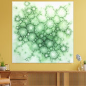 Sage Fenestrated Lichen Abstract - Biologisch Mode Canvas Afdruk (Insitu (Woonkamer))