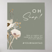 Sage Fleur Sauvage Capricieuse Oh Snap Affiche Has (Devant)