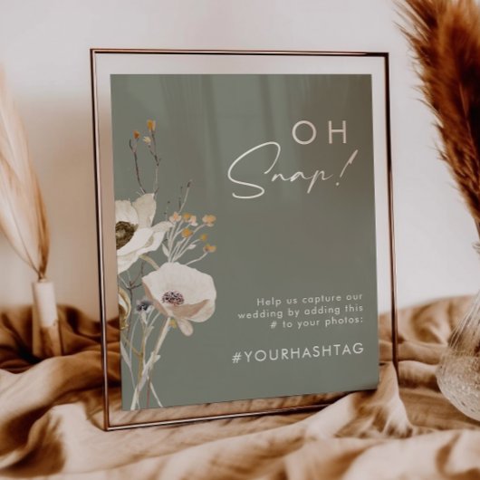 Sage Fleur Sauvage Capricieuse Oh Snap Affiche Has