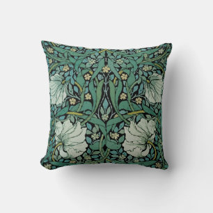 Sage Floral William Morris Lancer Oreiller