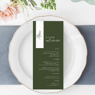 SAGE fluistert Soiree Menu
