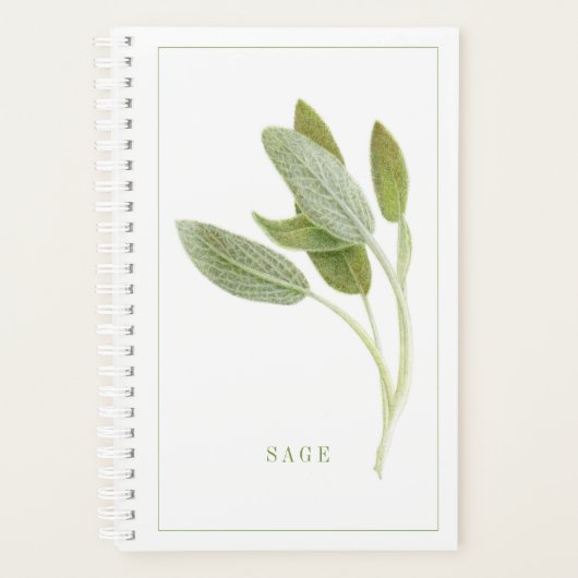 SAGE FRAIS 5.5x8.5 Planificateur / Calendrier (Devant)
