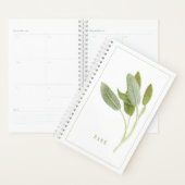SAGE FRAIS 5.5x8.5 Planificateur / Calendrier (Devant avec enveloppe)