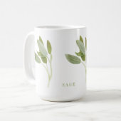 SAGE FRAIS Tall White Mug (Devant gauche)
