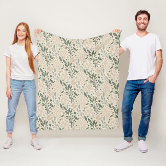 Sage Garden Fleece Deken