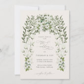 Sage Garden Wedding Invitation Faire-part Card (Devant)