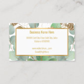 SAGE GOLD BOTANICAL CARTE DE VISITE (Dos)
