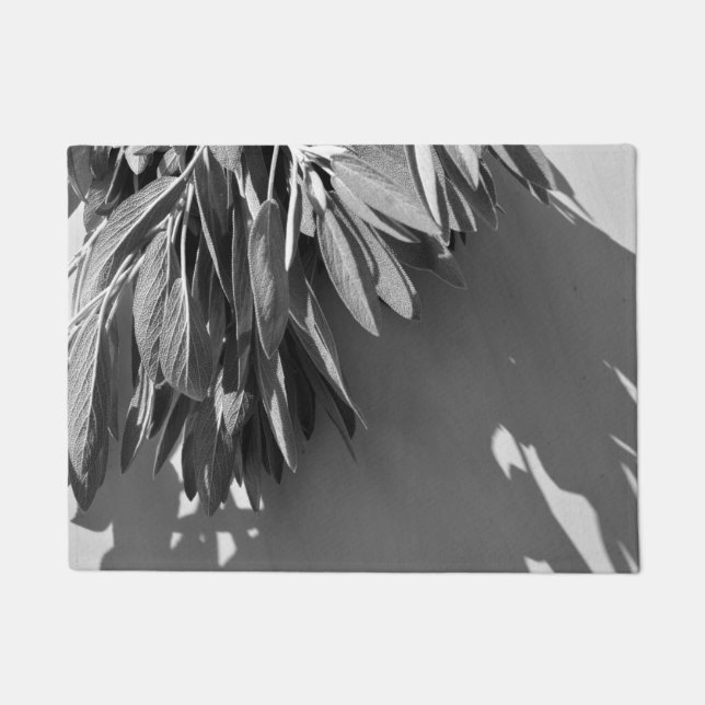 Sage Grayscale, vers gesneden Deurmat (Voorkant)