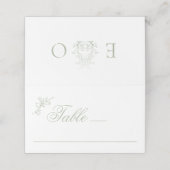 sage green  (Buitenkant ongevouwen)