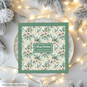 Sage Green Aangepaste servetten Gepersonaliseerde 