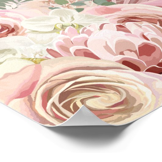 Sage Green Arch Pampas Grass Mariage Affiche de bi (Coin)