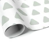 Sage Green Baby driehoeksopvulpapier Cadeaupapier (Rol Hoek)