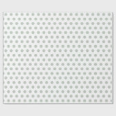 Sage Green Baby Polka Dot Cadeaupapier (Vlak)