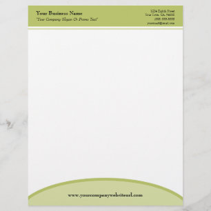 Sage Green Basic Professional Business Letterhead Custom Briefhoofd