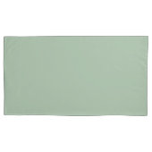 Sage Green Bedding Pillowcases – Soft Green Matchi Kussensloop (Voorkant-Links)