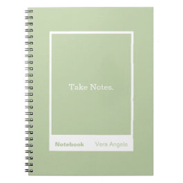 Sage Green Block Quote Classic Notitieboek