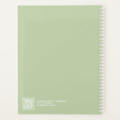 Sage Green Block Quote Large Planner (Achterkant)