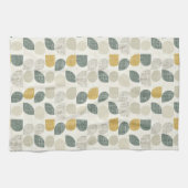 Sage Green Boho Abstract Theedoek (Horizontaal)