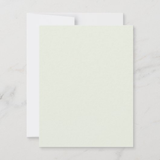 Sage Green Bow Crest Baptism Invitation (Dos)