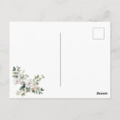 Sage Green Bow doop Briefkaart (Achterkant)