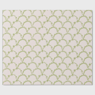 Sage Green Bow Wrapping Paper Cadeaupapier
