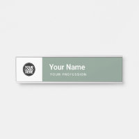 Sage Green Business Logo Name Professional