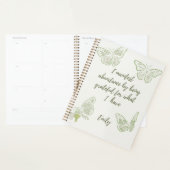 Sage Green Butterfly Affirmation positive (Devant avec enveloppe)