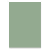 Sage Green Calligraphy Seating Chart Kaart (Achterkant)
